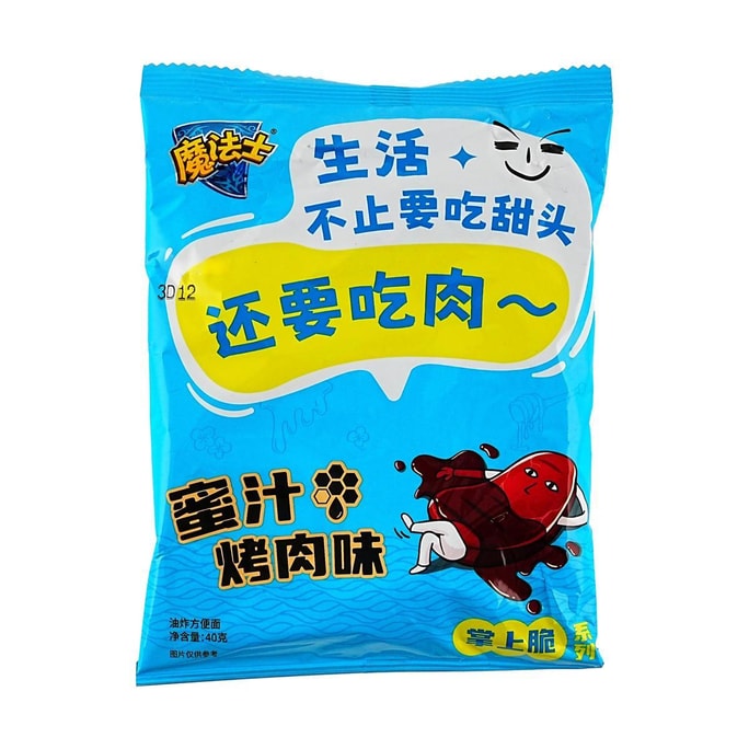 바삭한 면, 허니 바비큐 맛, 1.59온스