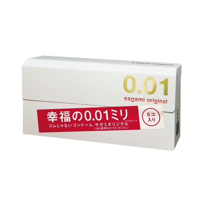 ORIGINAL 001 Ultra Thin 0.01mm Condom 5pcs