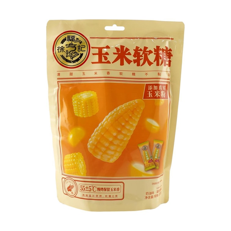 台灣許福 玉米軟糖 330g【真實玉米粉添加】 3