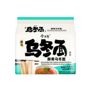 Japanese Pork Bone Flavor Udon Noodle with Tonkatsu, 4.52 oz*5 Pack