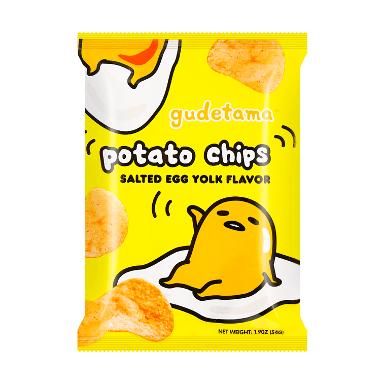 Fried Egg & Sea Salt Flavored Chips Universal Yums
