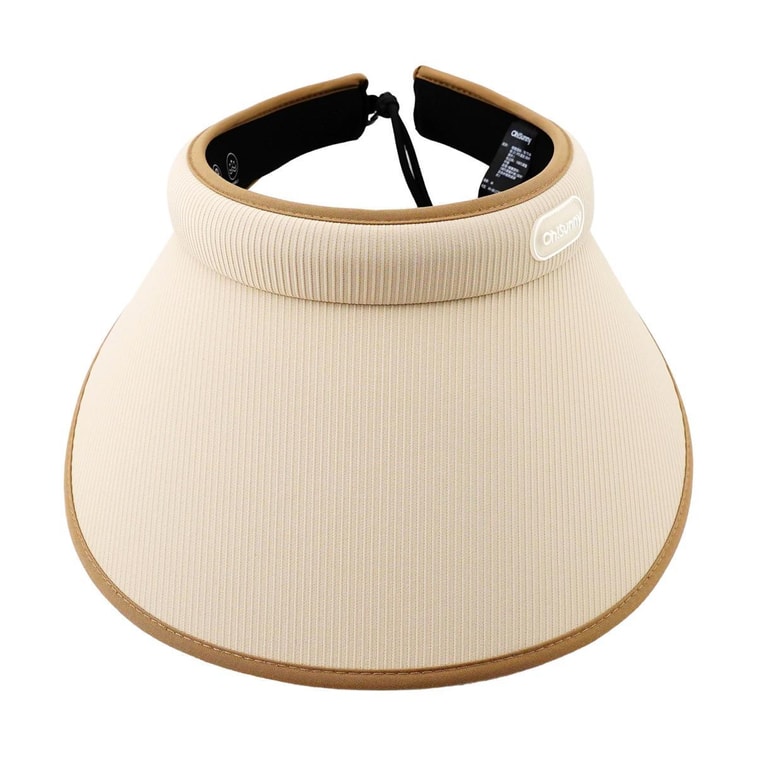 OHSUNNY 暮光系列 女士蛋糕遮陽帽 防曬帽子空頂帽 絲霧咖 4