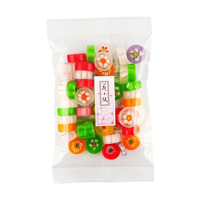 Hana Komon Candy,Patterned Hard Candy, 4.57 oz