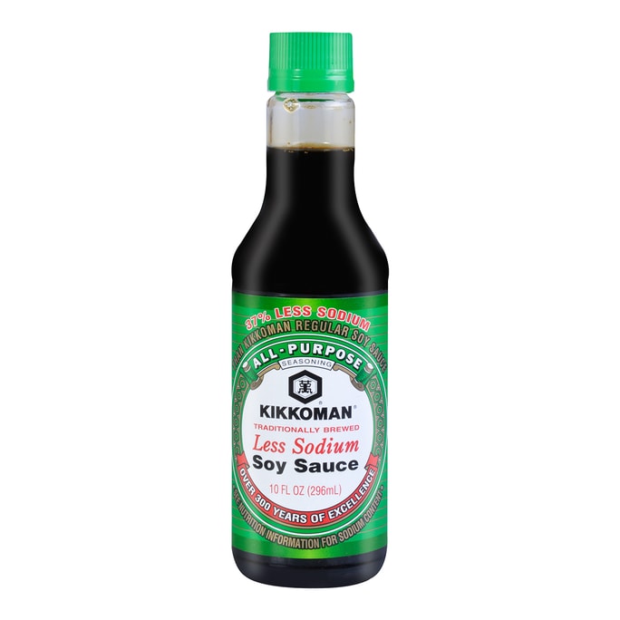 日本KIKKOMAN万字牌 天然酿造低盐酱油 296ml