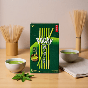 Bâtonnets de biscuit Pocky au chocolat matcha riche, 88.7 g