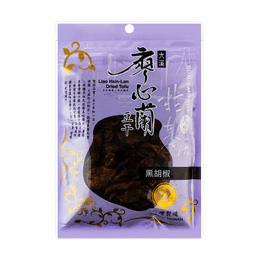 台灣廖心蘭 豆乾 黑胡椒味 老道滷汁 110g