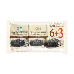 韩国O'FOOD清净园 橄榄油海苔 传统即食包饭紫菜 4.5g*9包