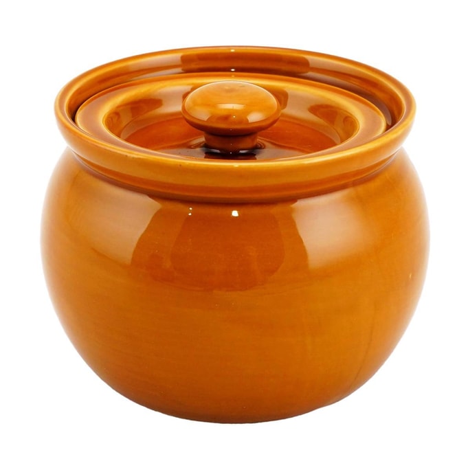 Ceramic Tile Stew Pot Soup Cup Steaming Stew Bowl Small Brown 10.210.28CM/350ML