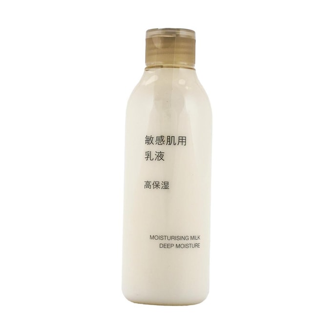 保湿ミルク、ディープモイスチャー、敏感肌用、6.76 液量オンス