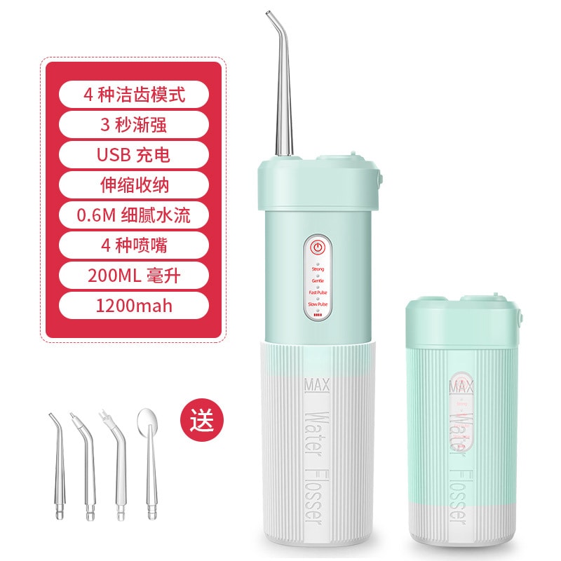 电动冲牙器便捷洁牙便携式手持洗牙器家用口腔清洁水宿舍牙线 1 把