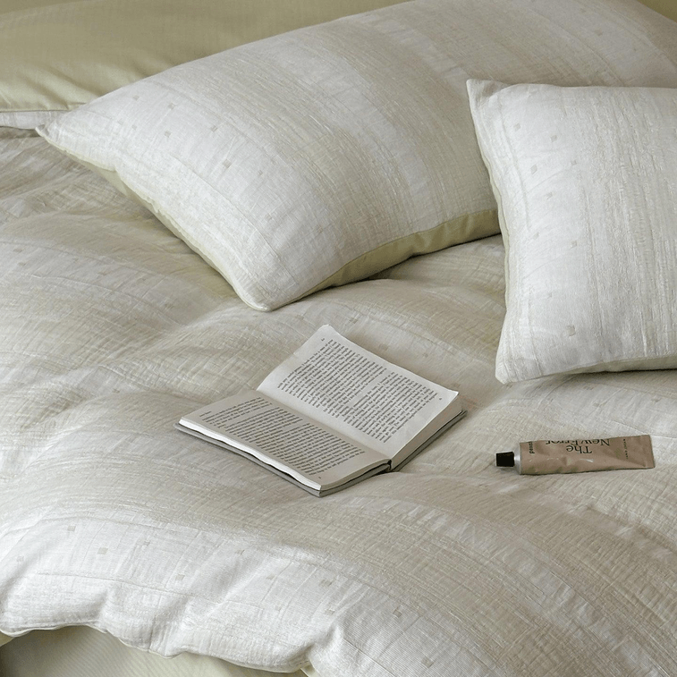 Lullabuy Yumian クラウドセンス トリプルガーゼコットン 寝具4点セット (グリーン) 3