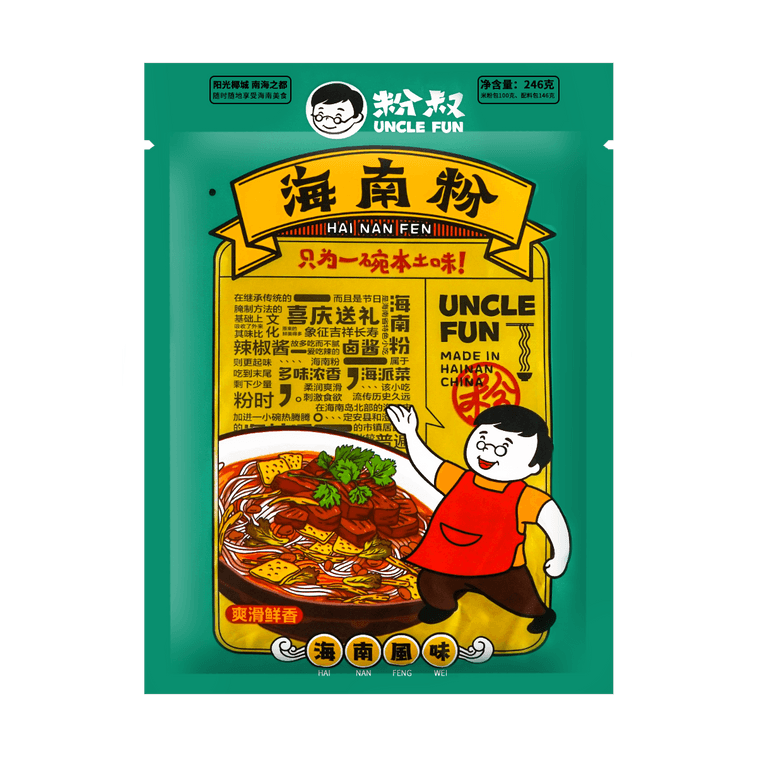 【全美首發 獨家爆品】粉叔 海南粉 超豐富配料速食米粉 345g 5