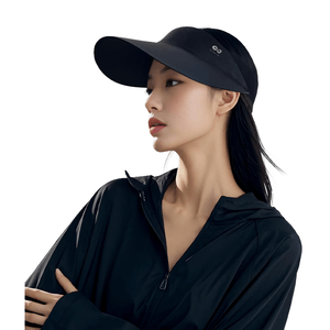 Summer Sunproof Hollow Hat Black/Top