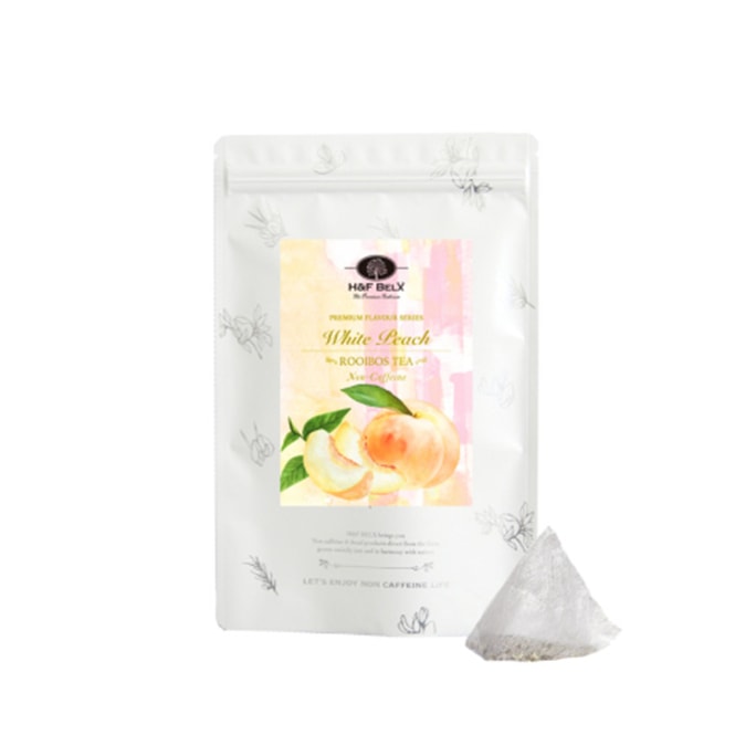 【日本直邮】 H&F BELX白桃 路易波士茶 2.5g*30 袋