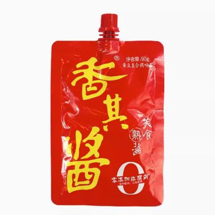 【中國直郵】香其醬 正宗東北大醬旋蓋裝 原味 90g