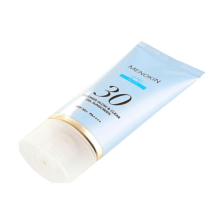 30 Seconds Glow & Clear Gel Sunscreen,SPF50+ PA++++, Moist, 1.69 fl. oz.  6
