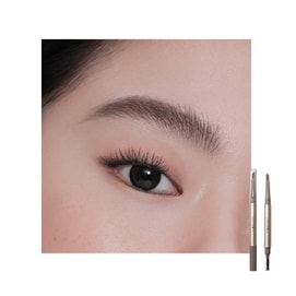 Precision Sculpting Eyebrow Pen, #02 Grey Brown - Waterproof Long-Lasting