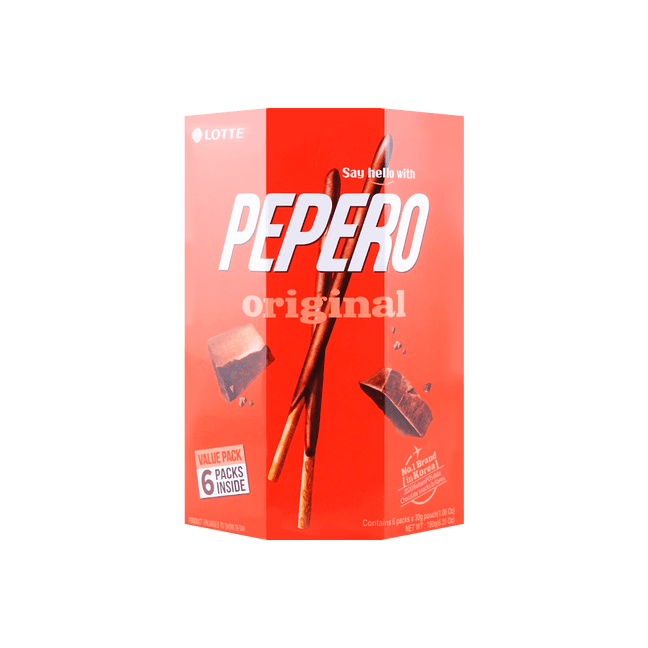 Pepero Original Flavor 6packs 180g