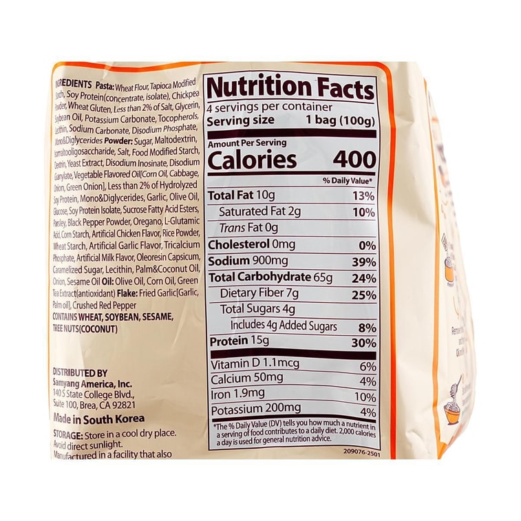 Tangle Garlic Oil Pasta Multi , 3.52 oz *4 Bags 6