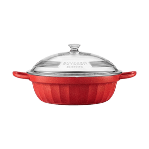 Multi-Function Non-Stick Pan 28CM 3L For All Stoves Home Cooking CP181 Red
