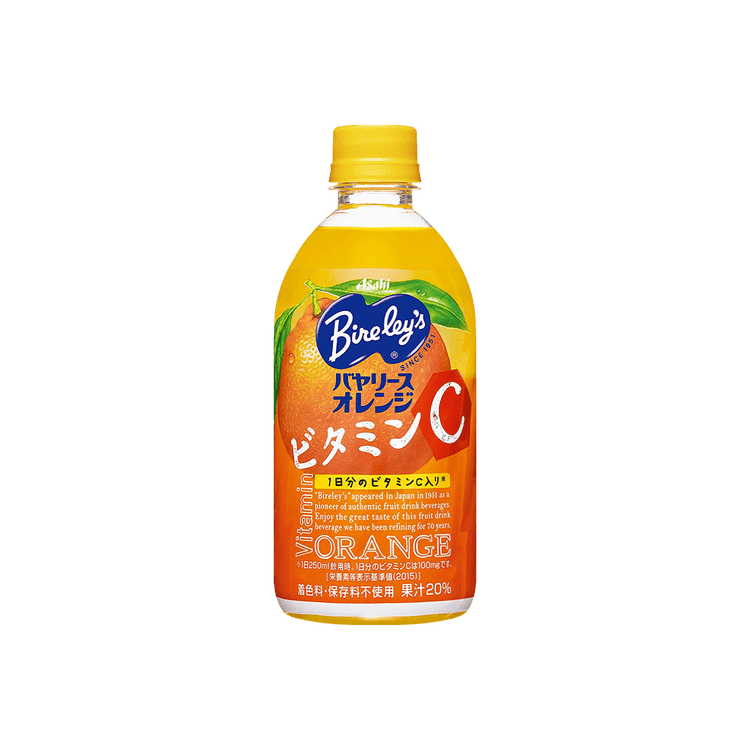 日本asahi朝日橙汁470ml 亚米