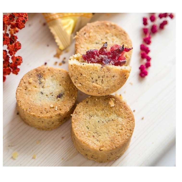 [台灣直郵] 德朱利斯 紅藜洛神酥 180g 6入 5