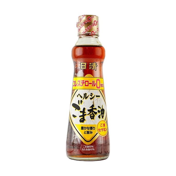 日本NISSIN日清 Oillio 健康芝麻油 香油 250g【60%芝麻油+40%菜籽油】【0胆固醇】