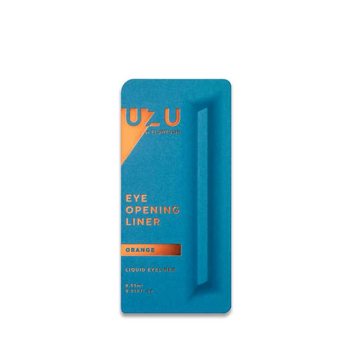 【日本直邮】 日本 UZU 防水眼线液笔 0.55ml ORANGE桔色