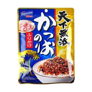 Katsuo Furikake - Rice Topping, Seasoned Bonito Flakes and Seaweed, 0.98oz 【For Rice, Onigiri, Salad, Okonomiyaki】