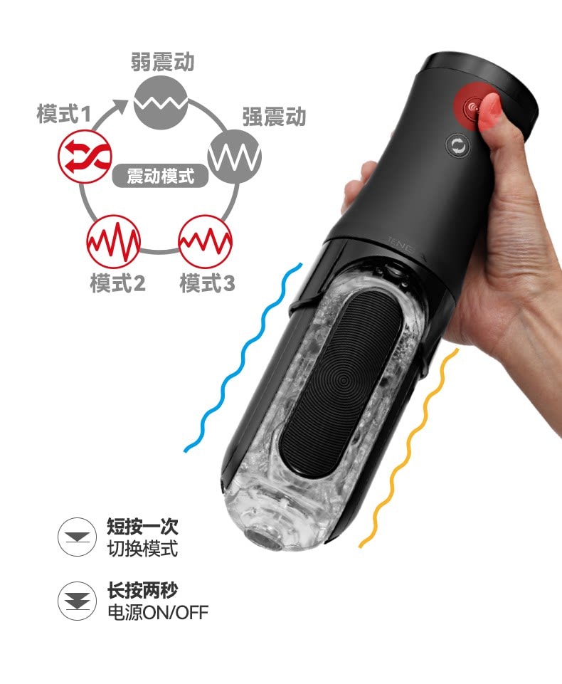 【中國直郵】 日本 TENGA 典雅 異次元全自動飛機杯電動360°旋轉震動夾吸男用1個裝