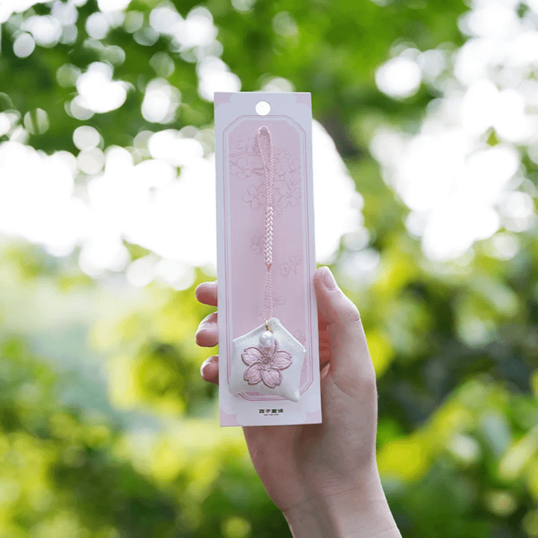 Lingyin Temple Sakura Blessing Treasure Omamori Bag Pendant 3