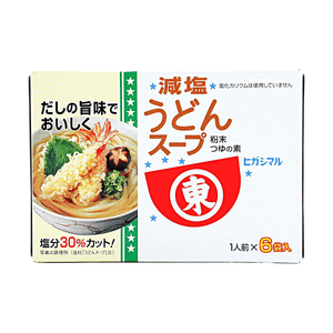 Reduced Salt Udon Soup Base 1.6oz 【30% Less Salt】【Kansai Style】【No Potassium Chloride Added】