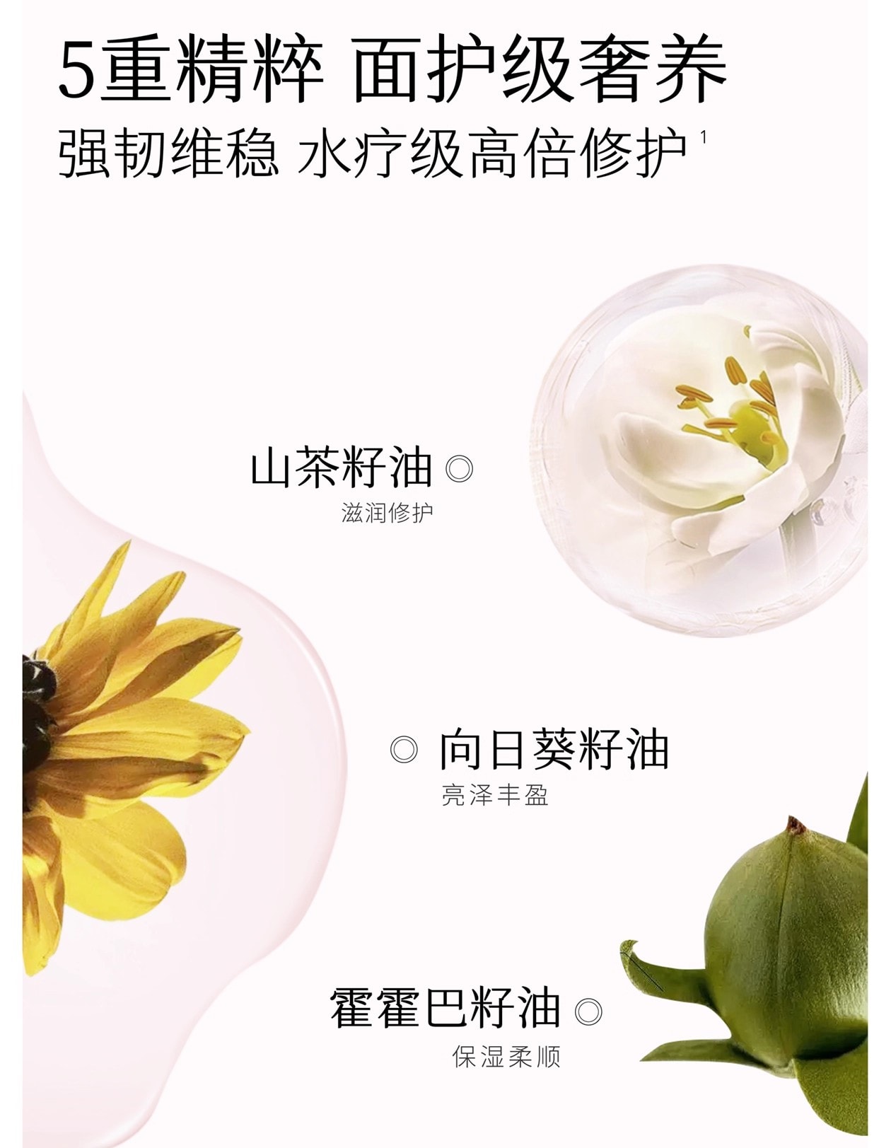 【中国直邮】 半亩花田 强韧修护蛋白霜 发膜护发素修护干枯减断发 200g/盒