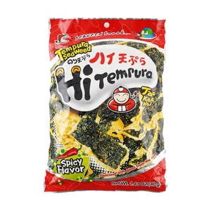 Super Crispy Grilled Tempura Seaweed,Hot  Spicy Flavor, 1.41 oz