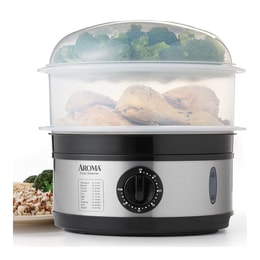 【Low Price Guarantee】5-Qt Stainless Steel Food Steamer AFS-186/188 1 Year Manufacturer Warranty Random Packaging