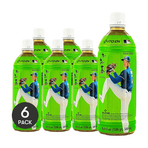 日本ITO EN伊藤園 無香料無糖天然綠茶飲料 原味 500ml*6【超值裝】【大谷翔平同款】