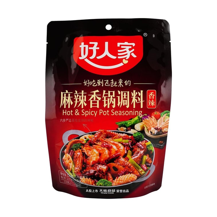好人家 麻辣香鍋調味 香辣味 220g 12