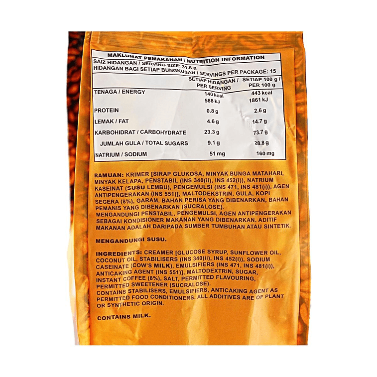 Classic 3 in 1 White Coffee 15 Sticks, 21.16oz 6