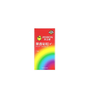 Fruit Rainbow Condoms Ultra-thin Naked Men's and Women's Condoms 7pieces * 1 box