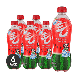 Sparkling Water,Watermelon Ice Flavor,16.23 fl oz *6【6 Packs】【0 Sucrose 0 Fat 0 Calories】【Seasonal Limited】