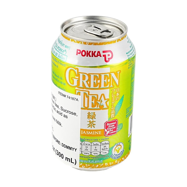 日本POKKA SAPPORO札幌 綠茶飲料 茉莉口味 罐裝 300ml 5