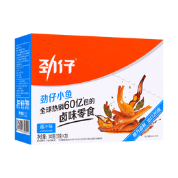 華文食品 勁仔小魚 醬汁口味 20包入 240g 湖南特產