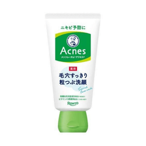 Mentholatum Acnes Medicated Pore-Clearing Scrub Face Wash 130g