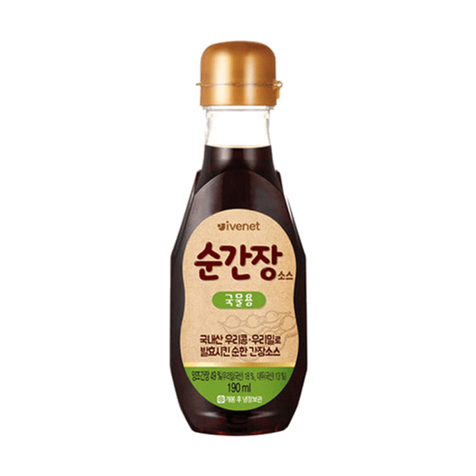 韓國Ivenet pure soy sauce For soup 190ml