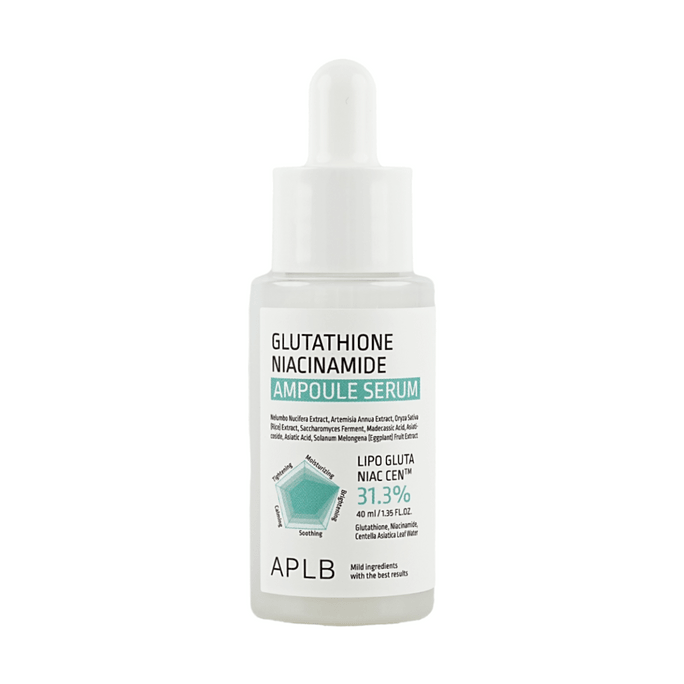 Glutathione Niacinamide Ampoule Serum, 1.35 fl. oz.