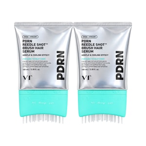 【韩国直邮】 韩国 VT PDRN Reedle Shot微针头皮精华 100ml*2 刷头型头皮护理精华 CICA积雪草舒缓 PDRN滋养护理 清凉保湿 强韧发根 日常养护