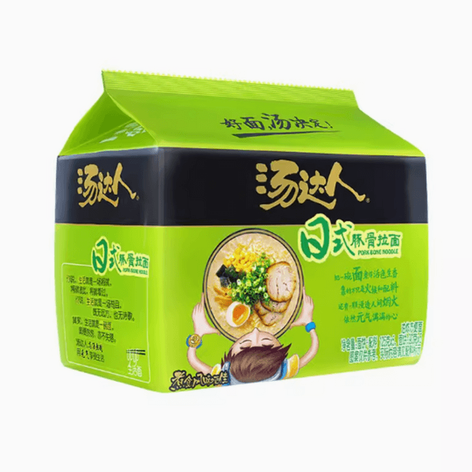  탕다렌 [미국 직배송] 대만 통이 탕다렌 일본식 돈코츠 라멘 5팩 625g