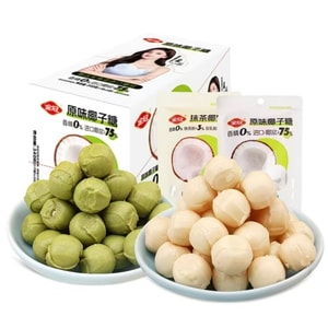 金冠 椰子糖夹心椰奶糖硬糖原味抹茶味糖果各三包17g*6包