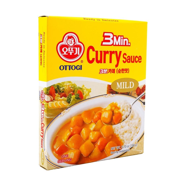 韩国OTTOGI / OTOKI不倒翁 咖喱酱 原味 3分钟即食 190g 3