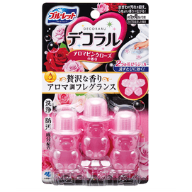 Bathroom Toilet Bowl Cleaner Deodorizer #Pink Rose 3pc